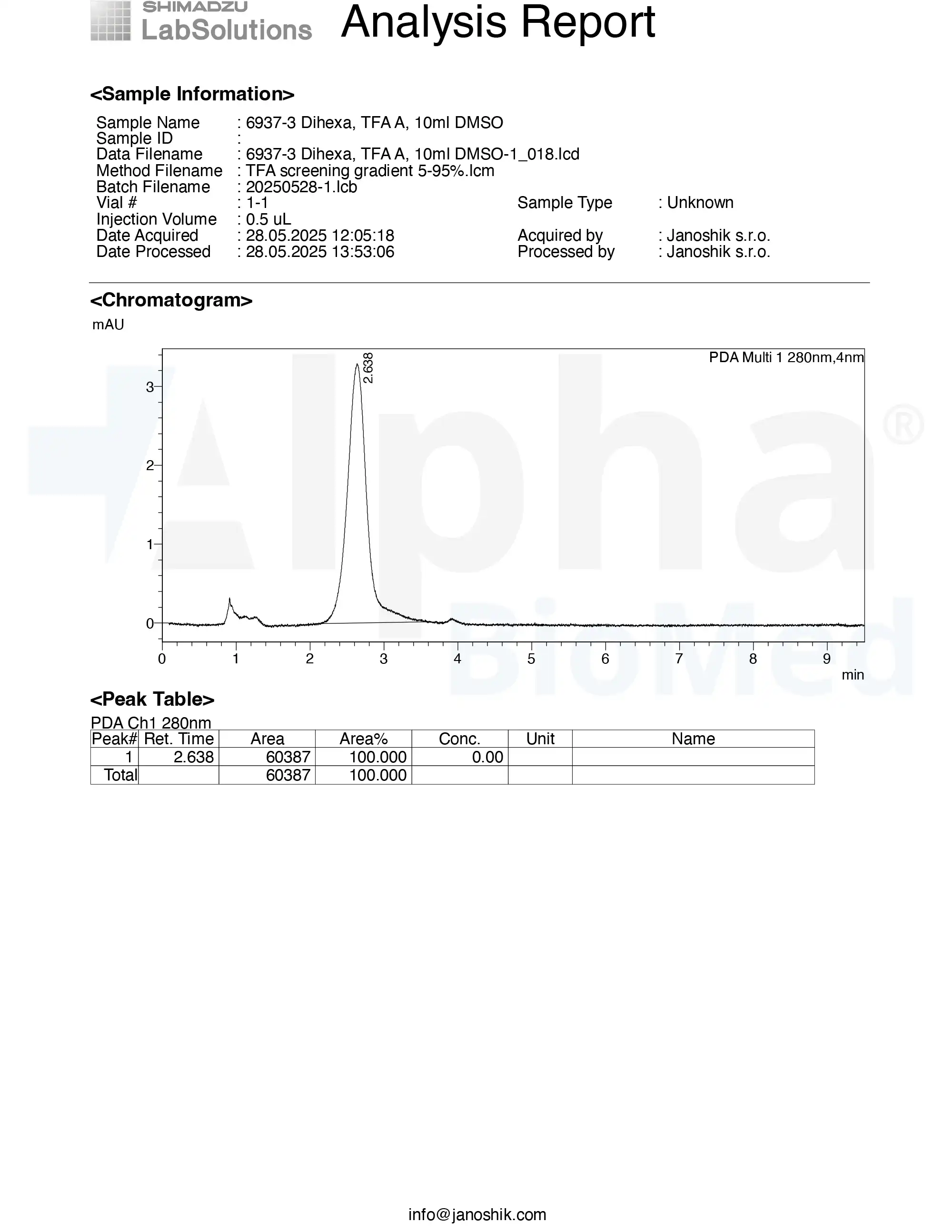 Dihexa (8mg) x 30 Tablets - Image 3