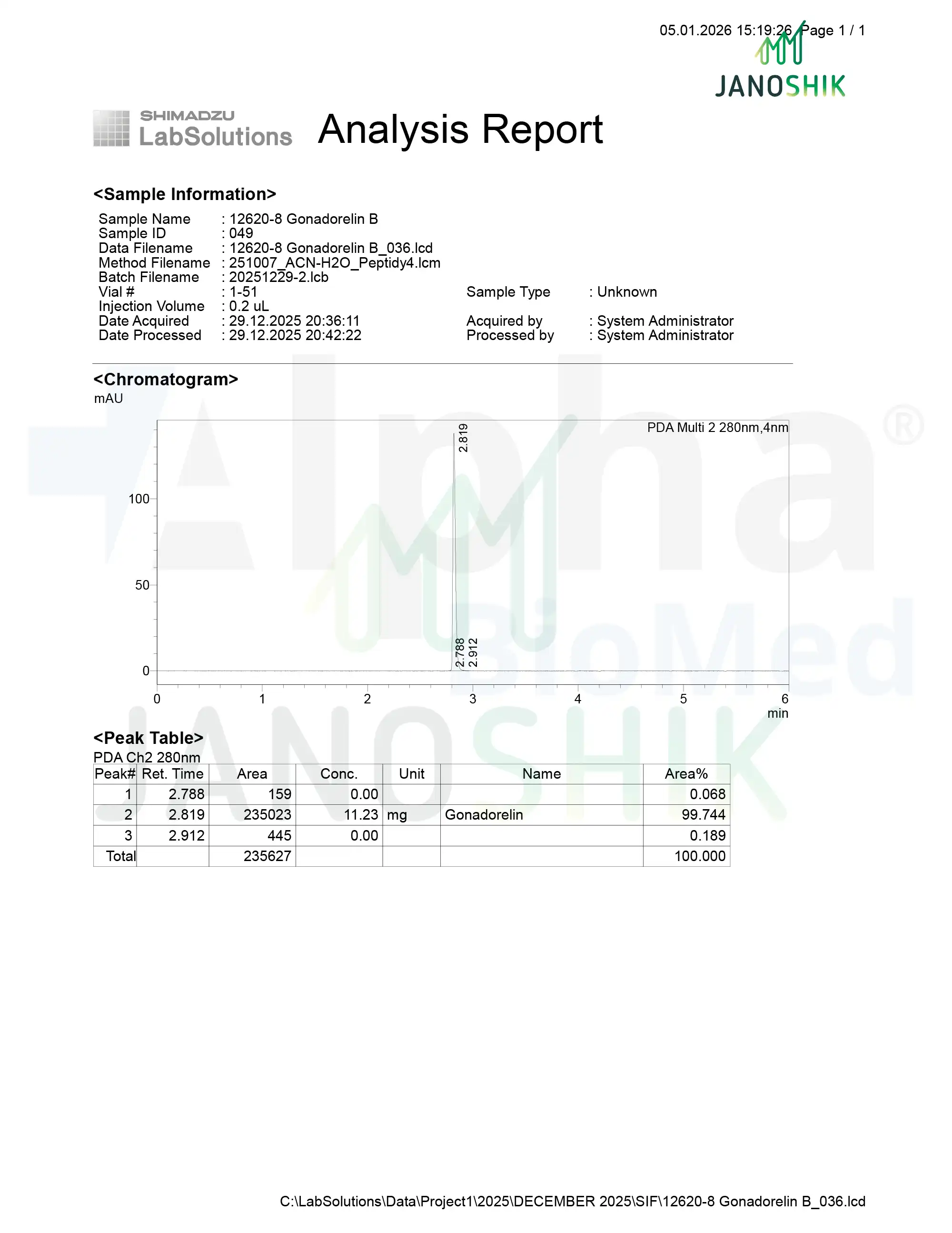 Gonadorelin (10mg) - Image 3
